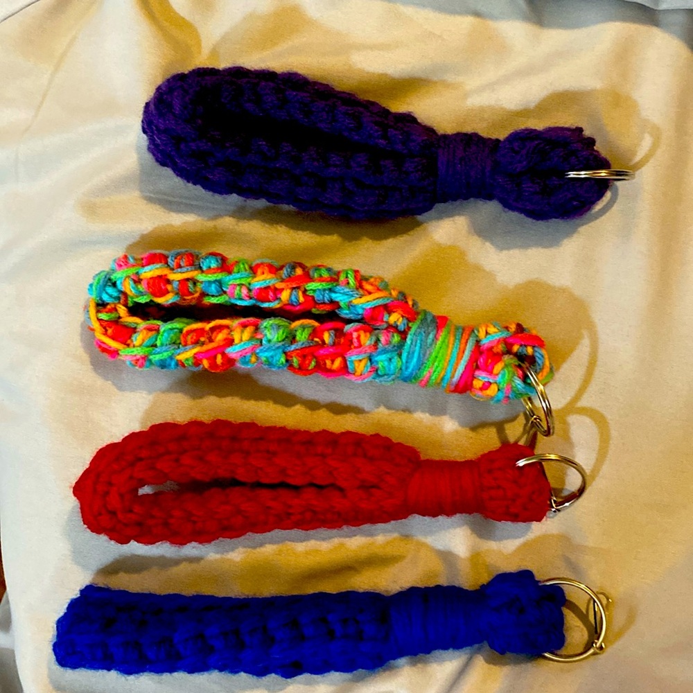 Wristlet  lanyard keychain for men and women. Great hands-free accessory.